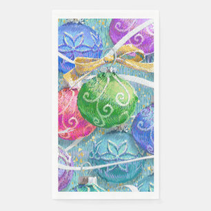 Serviette En Papier Noël festif