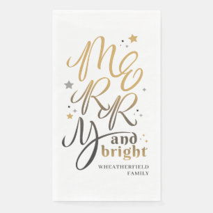 Serviette En Papier Noël Fête de famille Papier festif