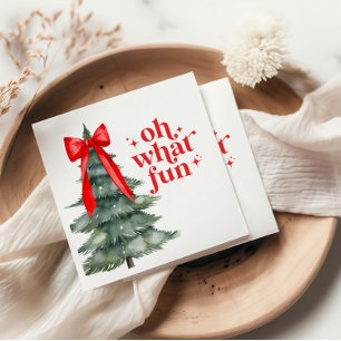 Serviette En Papier Noël Fête Oh Quel Amusement