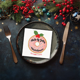 Serviette En Papier Noel Funky Donut Wreath Personnaliser