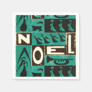 Serviette En Papier Noel Green