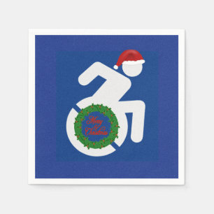 Serviette En Papier Noël Handicapé
