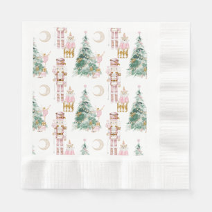 Serviette En Papier Noël hiver merveilleux bonbon Nutcracker
