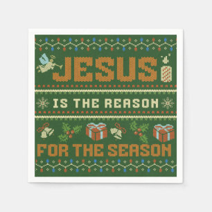 Serviette En Papier Noël Jésus Est La Raison De La Saison