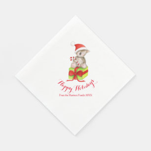 Serviette En Papier Noel koala ours rouge papier blanc serviettes