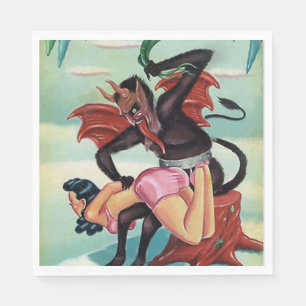 Serviette En Papier Noël Krampus