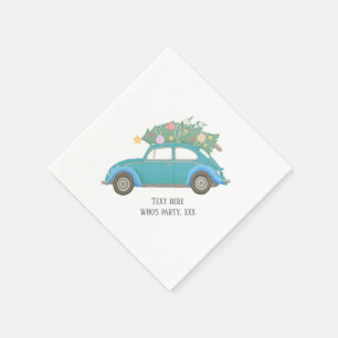 Serviette En Papier noël, Noël, bébé, arbre de noël, voiture
