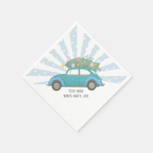 Serviette En Papier noël, Noël, bébé, arbre de noël, voiture