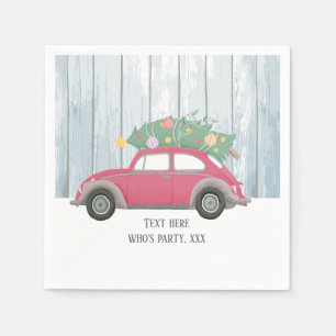 Serviette En Papier noël, Noël, bébé, arbre de noël, voiture