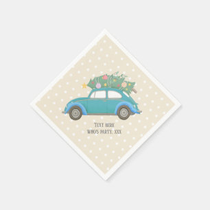 Serviette En Papier noël, Noël, bébé, arbre de noël, voiture