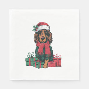 Serviette En Papier Noël Noël Noël Noël Fête du Père Noël