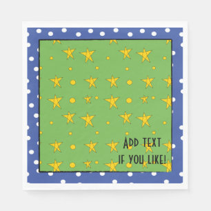 Serviette En Papier Noël Père Noël/Napkin Standard Personnaliser