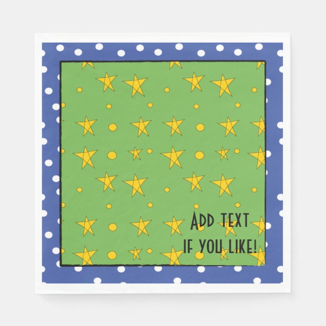 Serviette En Papier Noël Père Noël/Napkin Standard Personnaliser (Devant)