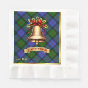 Serviette En Papier Noël personnalisé de Tartan Blair