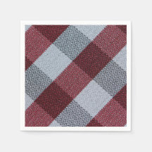 Noël Rouge Buffalo Plaid Motif