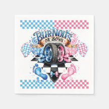 Nœuds roses et bleus et pneus pour révélation du s