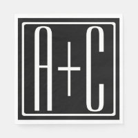 Noir & Blanc | Initiales de couples