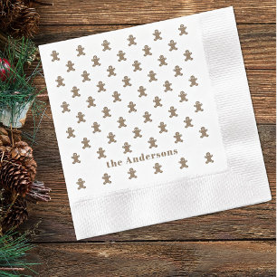 Serviette En Papier Nom, biscuits homme en pain d'épices Papier de vac