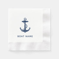 Nom de bateau personnalisé Croisière d'ancre