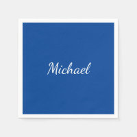 Nom de calligraphie professionnelle unique bleue