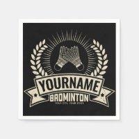 Nom du joueur de badminton personnalisé Racquet Sp