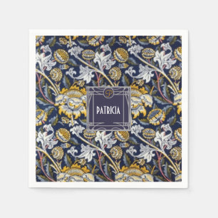 Serviette En Papier Nom monographique William Morris Sunflower