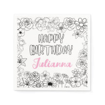 Nom personnalisé Naples florales