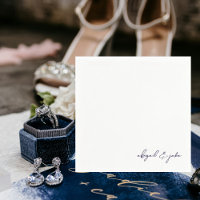 Noms de script de marine moderne simple Mariage Na