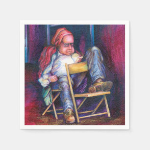 Serviette En Papier Norman préfère se plonger dans son sommeil