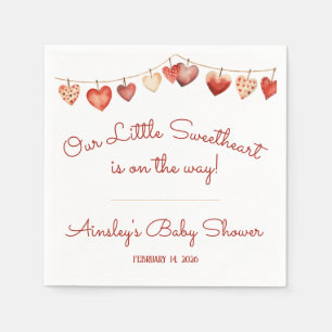 Serviette En Papier Nos serviettes de Baby shower petit amoureux