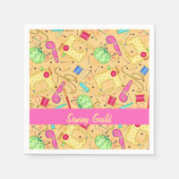 Notions de couture jaune Nom de l'art Personnalisé