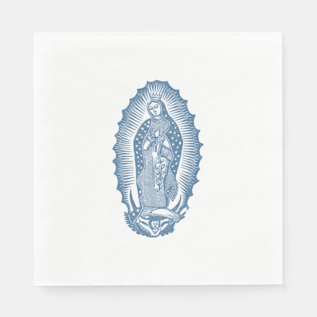 Serviette En Papier Notre-Dame de Guadalupe (Devant)