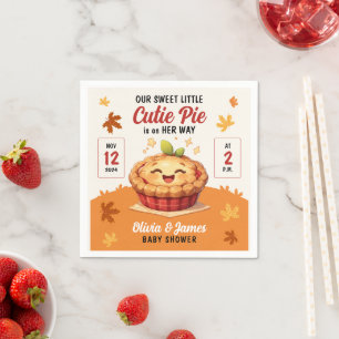 Serviette En Papier Notre Douce Petite Chouette de Fête de Bébé d'Auto