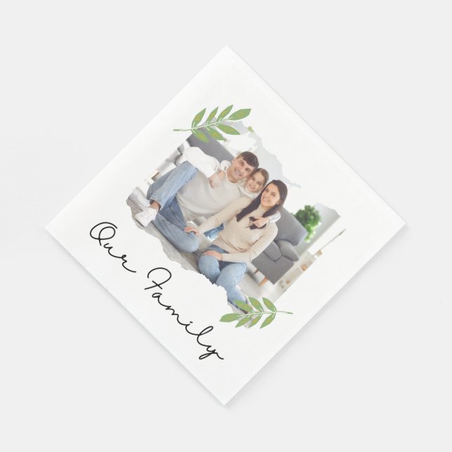 Serviette En Papier Notre Papier de famille Napkin (Coin)