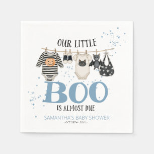 Serviette En Papier Notre petit Boo est presque là Baby Shower