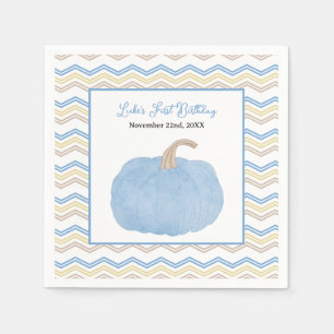 Serviette En Papier Notre Petit Citrouille Anniversaire