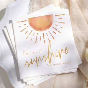 Serviette En Papier Notre Petit Rayon de Soleil Baby Shower