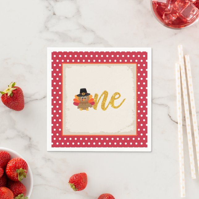 Serviette En Papier Notre petite Turquie tourne un Napkin - TD (En situation)