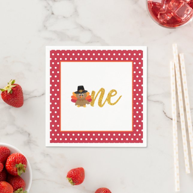 Serviette En Papier Notre petite Turquie tourne un Napkin - WD (En situation)