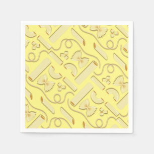 Serviette En Papier Nouilles Pasta Enfant 1er Anniversaire fête Italie