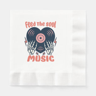 Serviette En Papier nourrir la musique de l'âme