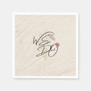 Serviette En Papier NOUS FAISONS Fleurs Pressées Shabby Garden Chic Pr