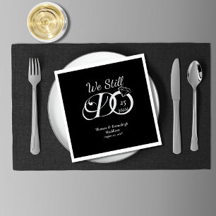 Serviette En Papier Nous Faisons Toujours La Typographie Anniversaire