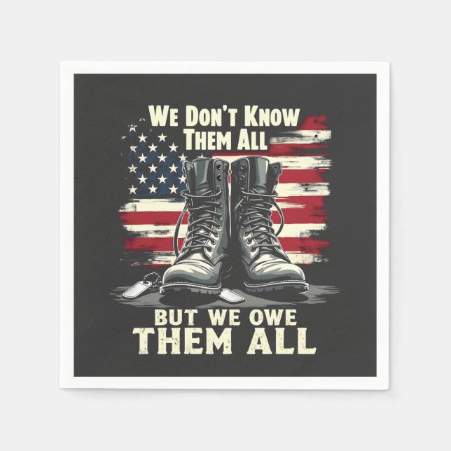 Serviette En Papier Nous ne les connaissons pas tous, mais nous les po (Devant)