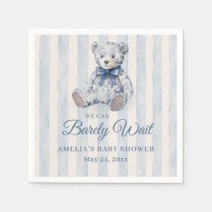 Serviette En Papier Nous pouvons à peine attendre la Baby Shower du Te