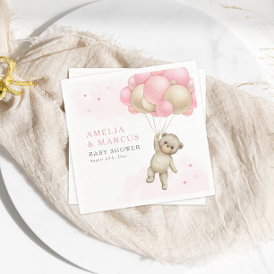Serviette En Papier Nous pouvons à peine attendre Ours en peluche Garç