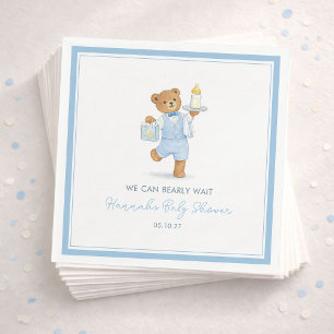 Serviette En Papier Nous pouvons à peine attendre une douce baby showe