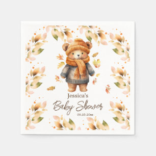 Serviette En Papier Nous pouvons attendre le Baby shower