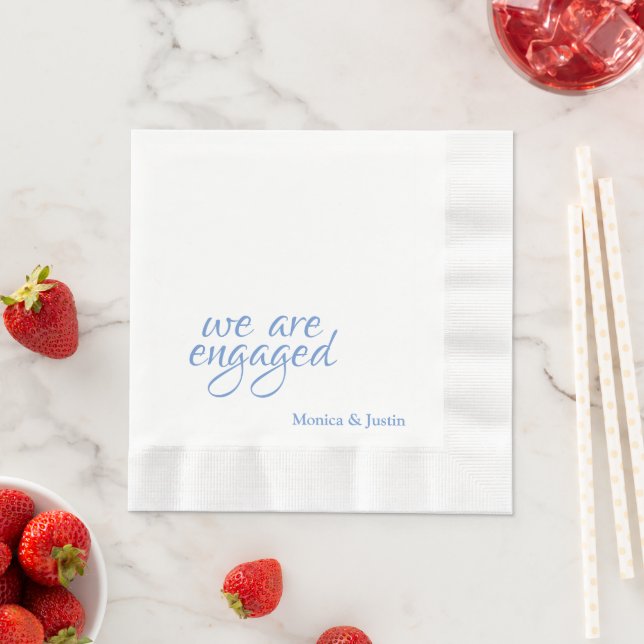 Serviette En Papier Nous sommes Cocktail Engagé (En situation)