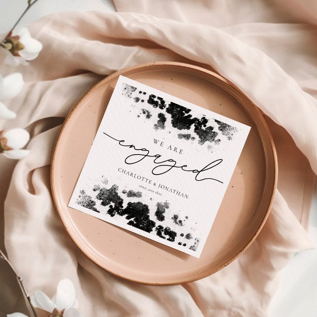 Serviette En Papier Nous sommes engagés Vache Imprimer Western Engagem (Créateur téléchargé)